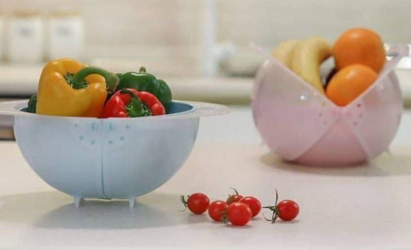 سبد میوه ابکش دار یا لگن توپی