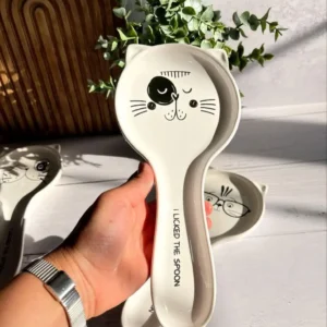 عکس محصول جا قاشقی کنار گازی گربه سرامیک | 123 رسید